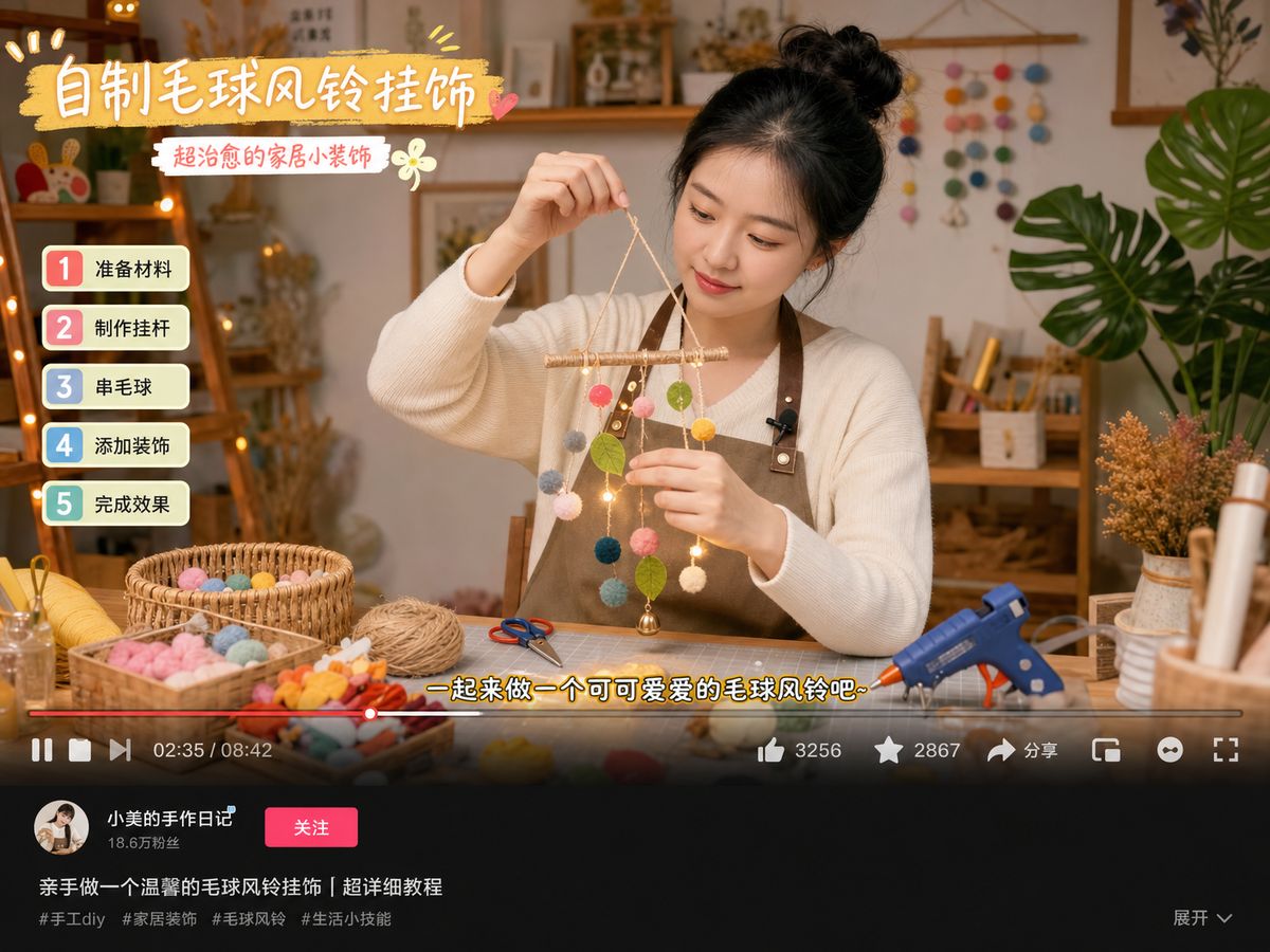 网红主播DIY手工传媒教程